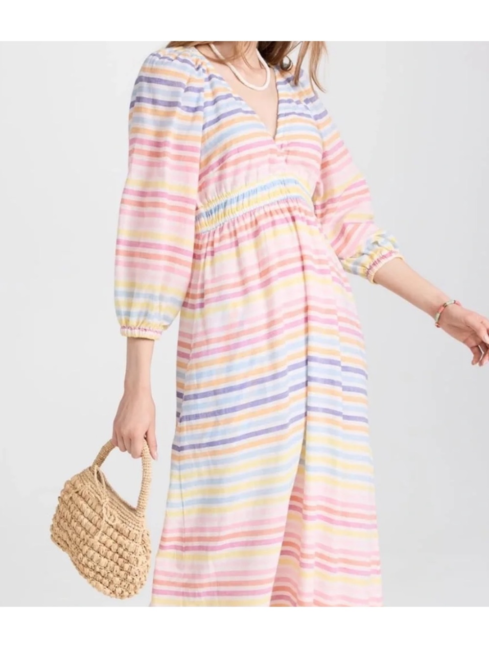 Banjanan Alana Maxi Dress Candy Stripe